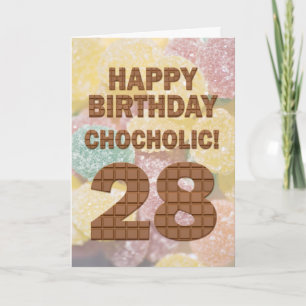Carte Chocololique 28e anniversaire