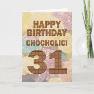 Carte Chocololique 31e anniversaire