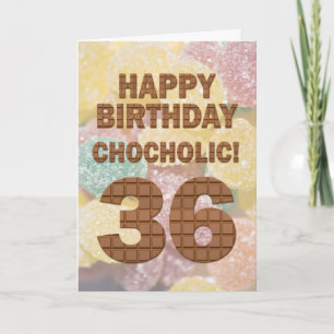 Carte Chocololique 36e anniversaire