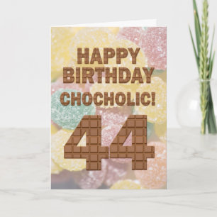 Carte Chocololique 44e anniversaire