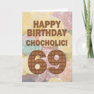 Carte Chocololique 69e anniversaire