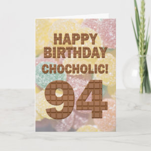 Carte Chocololique 94e anniversaire