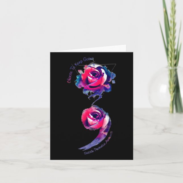 Carte Choisir De Continuer À Se Sensibiliser À La Préven (Devant)