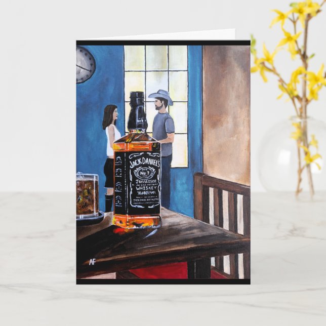 Carte Choisir Texas Peinture par Alfred Fox (Fleur jaune)