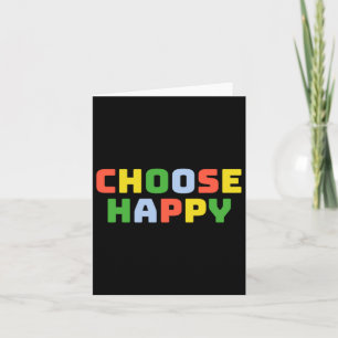 Carte Choisissez Happy ) Sticker