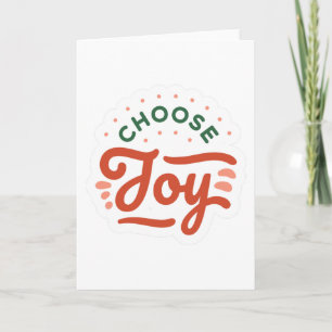 Carte Choisissez Joy Christmas
