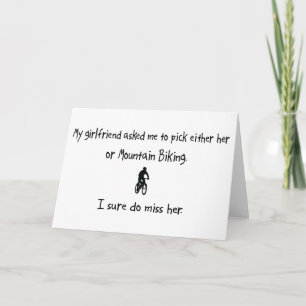 Carte Choisissez une amie ou un VTT