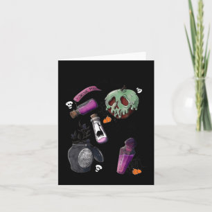 Carte Choisissez votre poison Buvez-moi potion Halloween