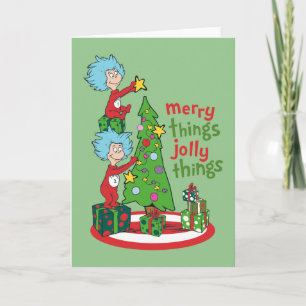 Carte Chose Une Chose Deux Merry Things Jolly Things