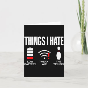 Carte Choses d'informatique que je déteste Faible batter