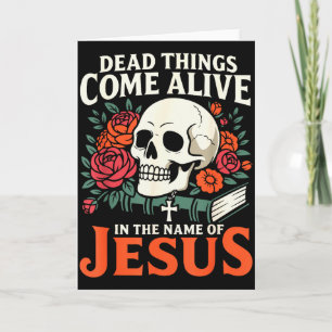Carte Choses Mortes Reviennent À La Vie Nom De Jésus Chr