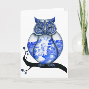 Carte Chouette à saule bleu