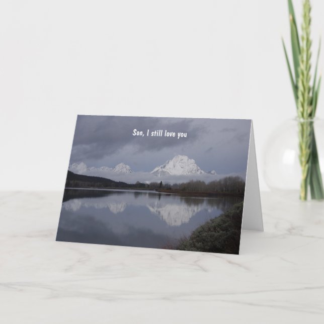 Carte chrétienne de détenu avec message évangéliqu (Devant)