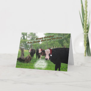 Carte chrétienne de Santa Bull