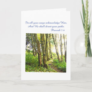 Carte chrétienne verset biblique