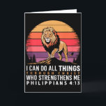 Carte Chrétiens Philippiens 4_13 Lion Religieux Force<br><div class="desc">Chrétiens Philippiens 4_13 Lion Religieux Renforce Débardeur_1</div>