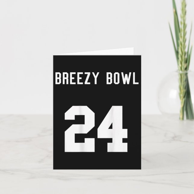 Carte Chris Breezy 24 sur le dos  (Devant)