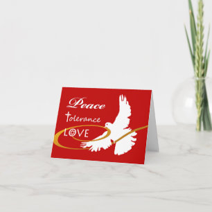 Carte Chrismukkah, Colombe de la Paix Interconfessionnel