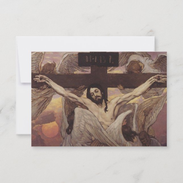 Carte Christ crucifié (Devant)