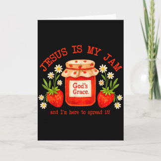 Carte Christian Bible Verse Faith Strawberry Jesus Is My