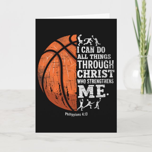 Carte Christian Sketll I Can Do All Things Religious Fai (Devant)