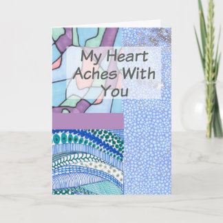 Carte Christian Sympathy Card Collage Design