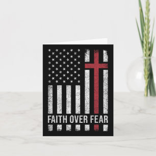 Carte Christian Us Usa Drapeau American Christ Faith sur