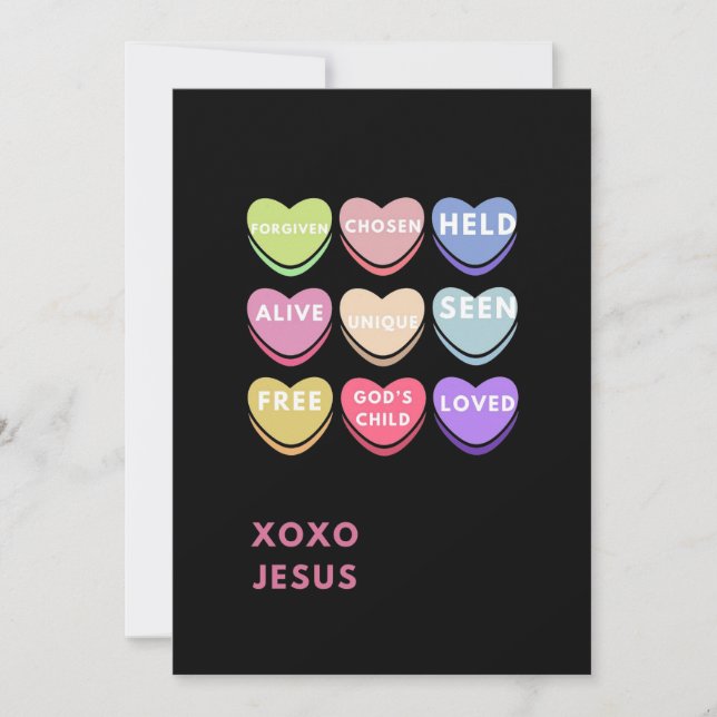 Carte Christian Valentines (Devant)