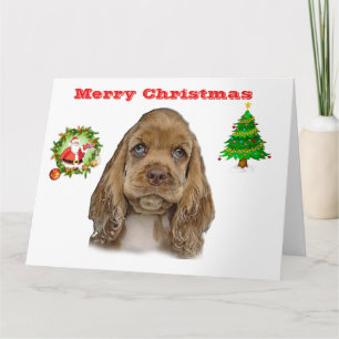 Carte Christimas de mignons animaux