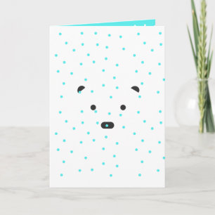 Carte ChristmaGreeting "Polar Warmth" pliée