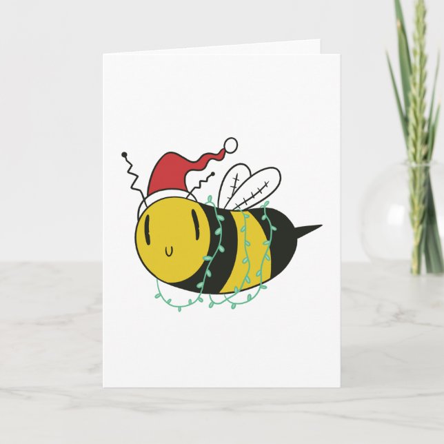 Carte Christmas bee (Devant)