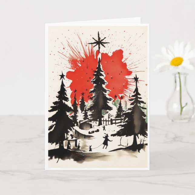 Carte Christmas card (Petite plante)
