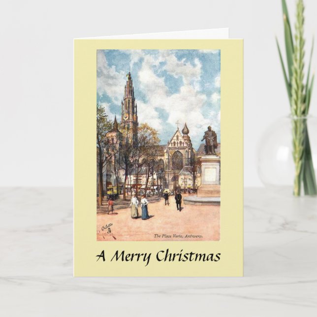 Carte Christmas Card - Antwerp, Belgium (Devant)