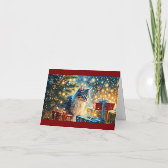 Carte Christmas Cat 2024 (Devant)