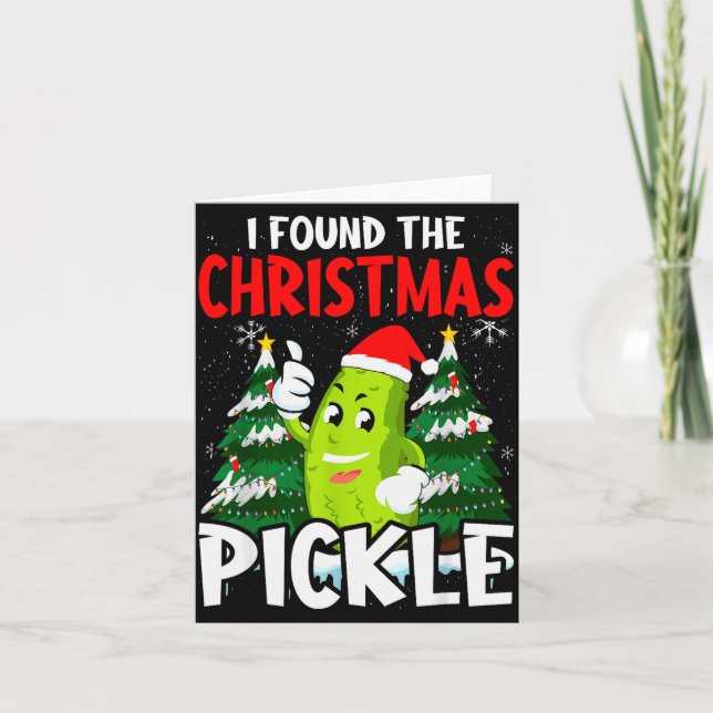 Carte Christmas Ckle Lover Gift Co. I Found The Christma (Devant)