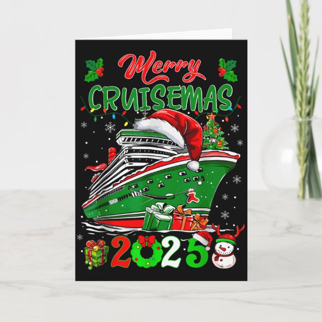 Carte Christmas Cruise 2025 Making Memories For A Lifeti (Devant)