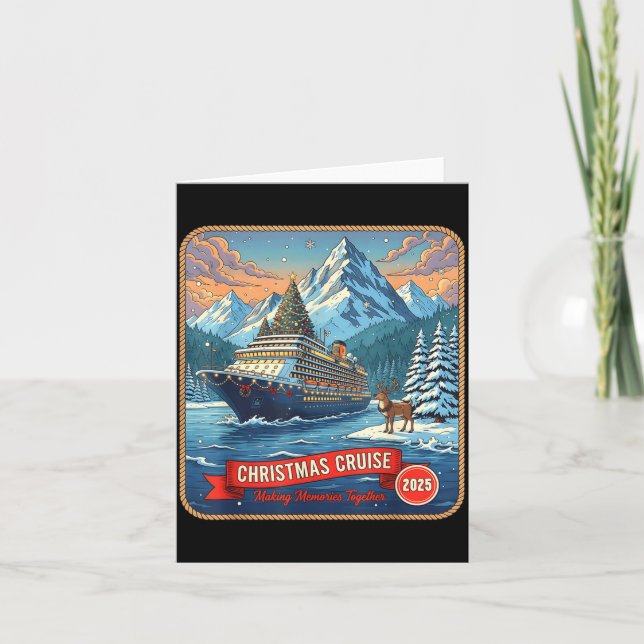 Carte Christmas Cruise Group 2025 Making Memories Cruise (Devant)