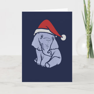 Carte Christmas Elephant