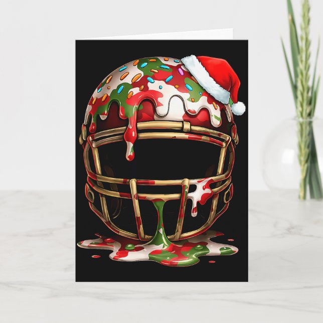 Carte Christmas Football Drip Boys Ice Cream Drip Camo S (Devant)