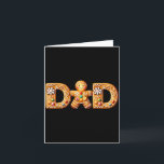 Carte Christmas Gingerbread Matching Family Party Xmas P<br><div class="desc">Christmas Gingerbread Matching Family Party Xmas Pajama Dad</div>