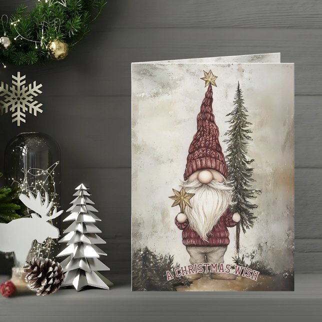 Carte Christmas Gnome for Holiday (Créateur téléchargé)