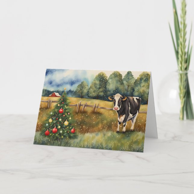 Carte Christmas Holiday Seasons Greetings From Our House (Devant)