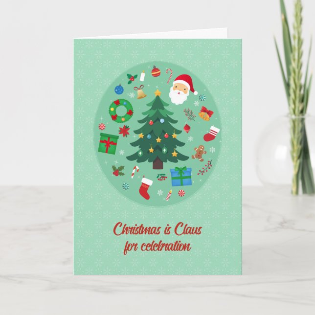 Carte Christmas Illustrations Holiday (Devant)