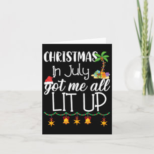Carte Christmas In July Summer Xmas Decoration Men Women