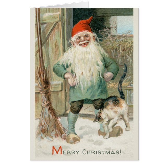 Carte Christmas Jenny Nyström Utile tomte CC1193 (Devant)