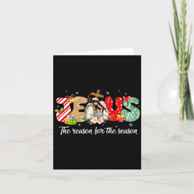 Carte Christmas Jesus Is The Reason For The Season Jesus (Devant)