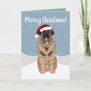 Carte Christmas Leonberger