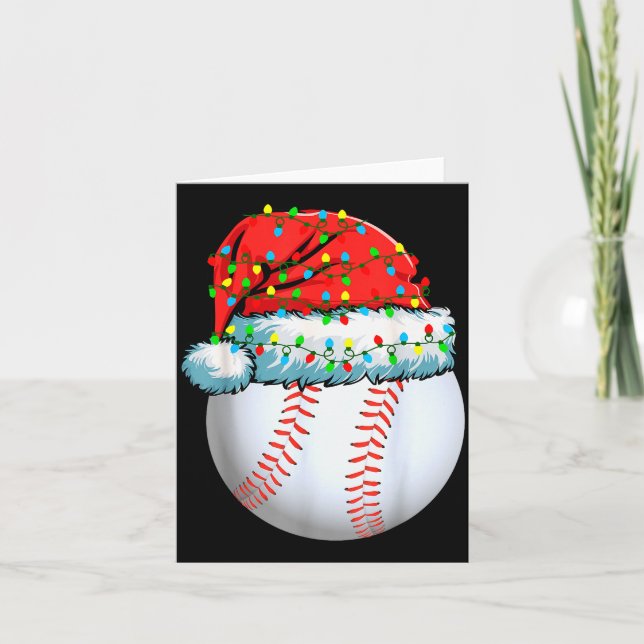 Carte Christmas Pajamas Family Matching Baseball Men Wom (Devant)