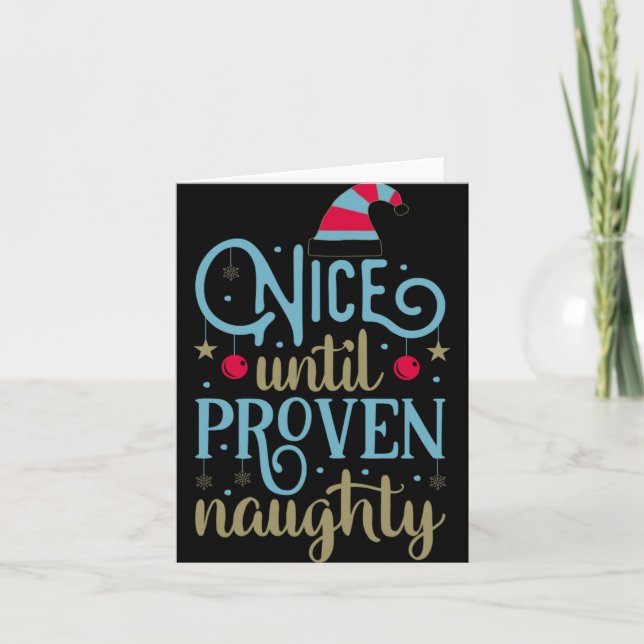 Carte Christmas Santa Funny Saying Humor Tygraphy T Shir (Devant)