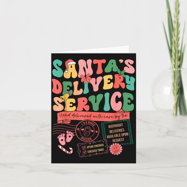 Carte Christmas Santa's Delivery Service L&amp;d Labor D (Devant)